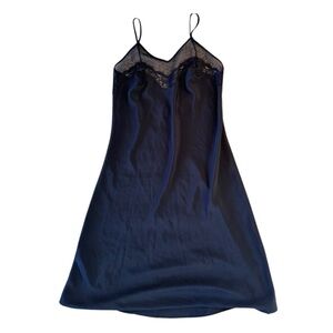 Vintage Victoria’s Secret Gold Label Black Slip